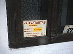 ...a nyitvatarts...