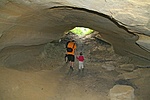 A barlang belseje