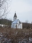 A kápolna hátulról